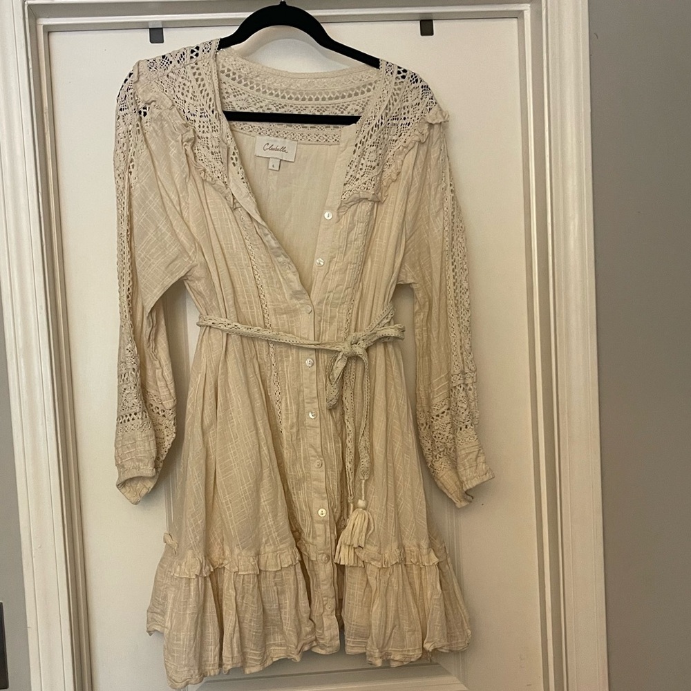 Cleobella Ivory Lace Detail Dress